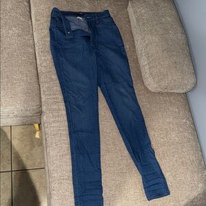 Fashion Nova Dark Blue Skinny Jeans